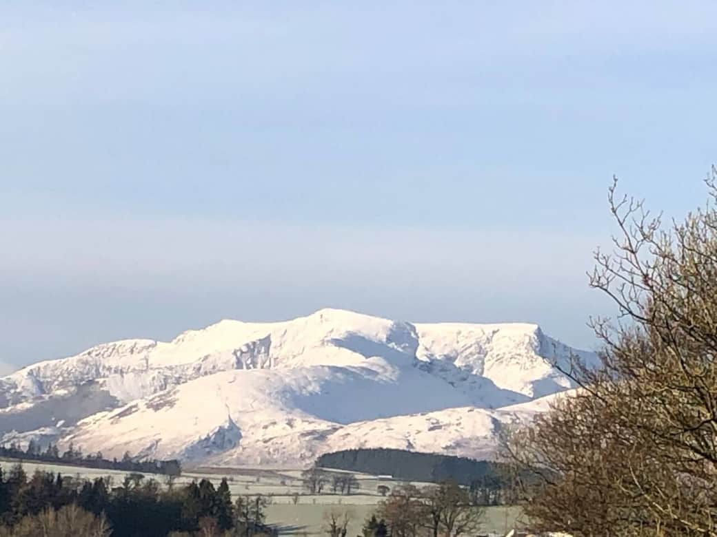 Blencathra in winter splendour