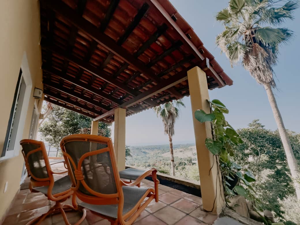 Porch view of the ocean Porch view of the ocean