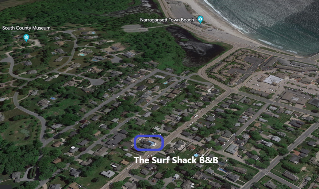 Overhead View - Surf Shack B&B Overhead View - Surf Shack B&B
