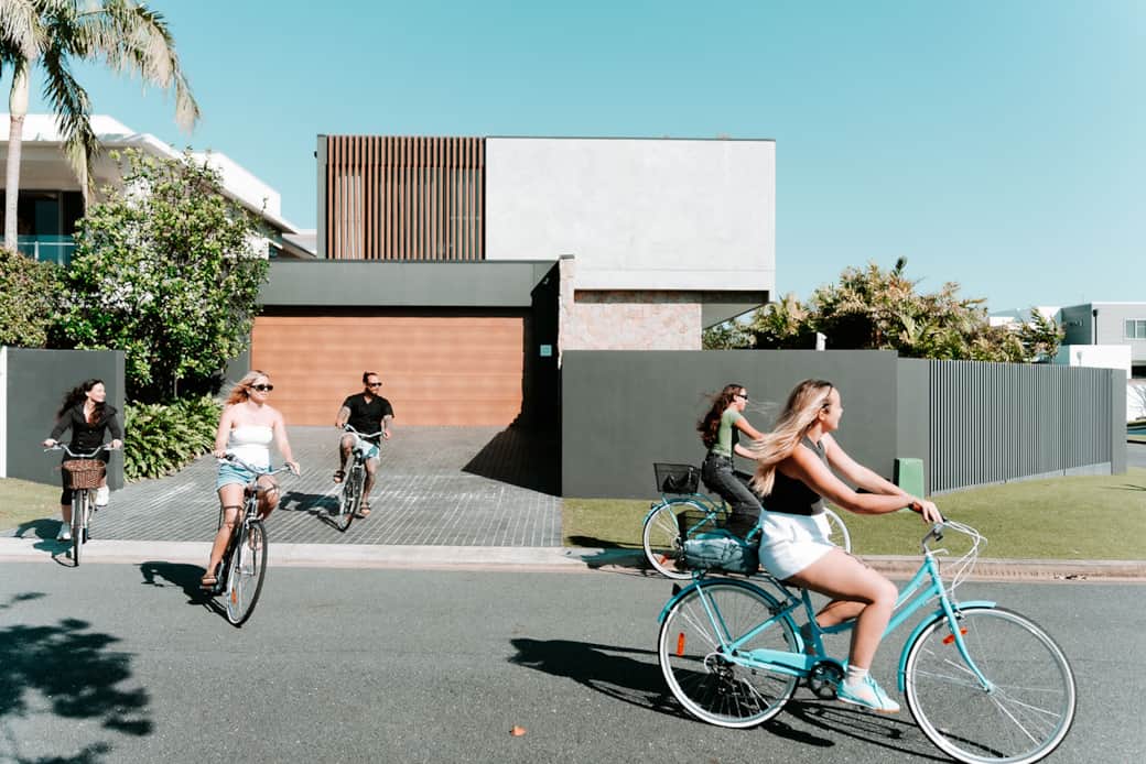Cruiser bikes for guests to use during their stay