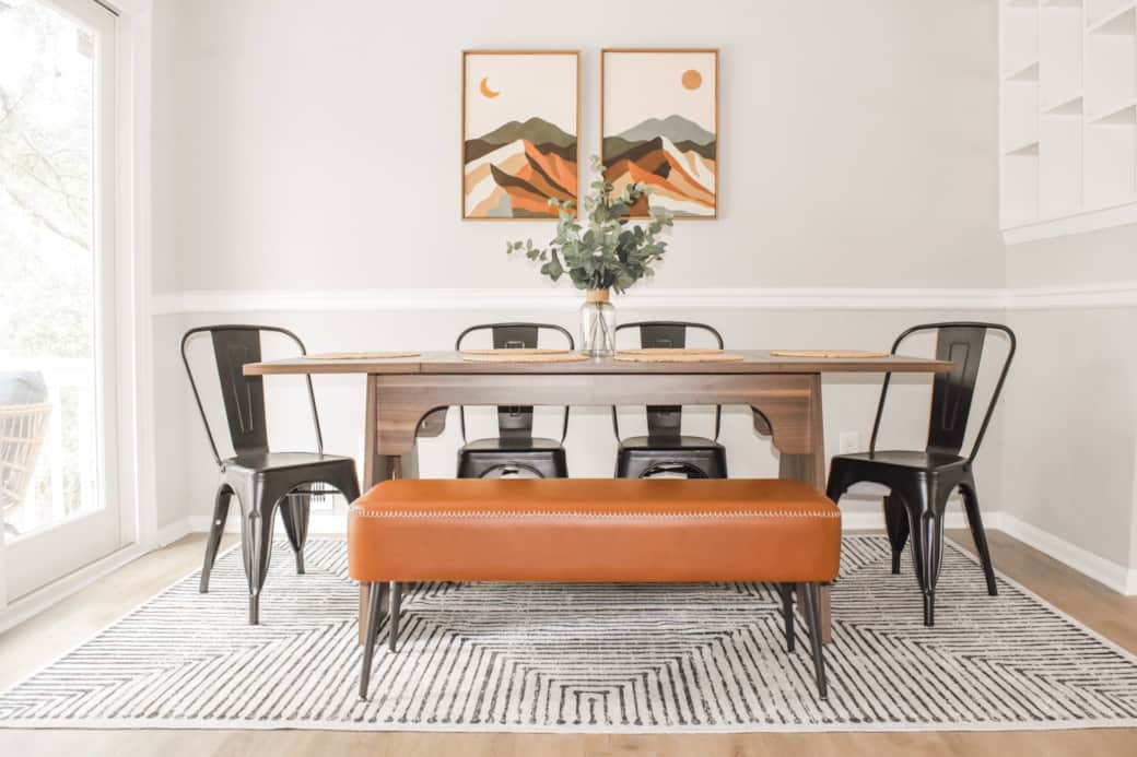 The cute dining area is perfect for enjoying meals or hosting game nights with family and friends The cute dining area is perfect for enjoying meals or hosting game nights with family and friends