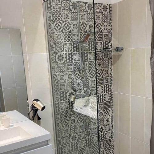 Douche à l'italienne