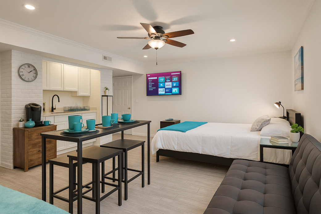 Enjoy the privacy of a separate basement in-law suite featuring two queen beds, a private bathroom,. Enjoy the privacy of a separate basement in-law suite featuring two queen beds, a private bathroom,.