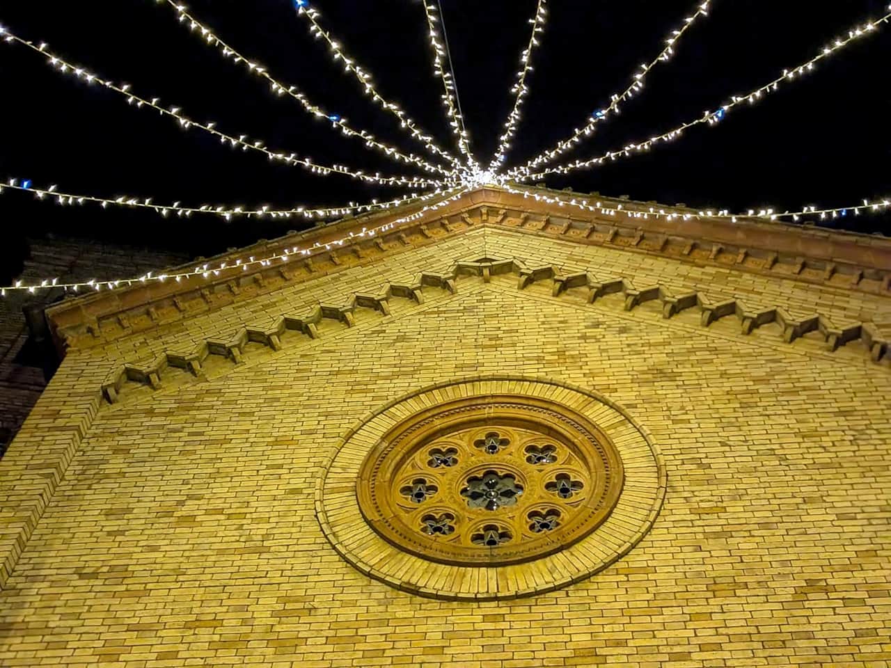 Monterubiaglio Church at Christmas