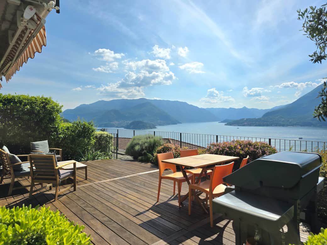 Terrace with lake view Terrace with lake view
