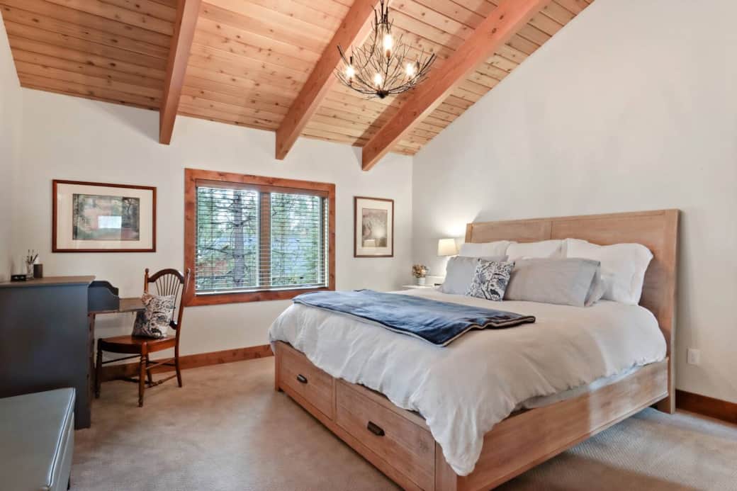 King bedroom with private bath