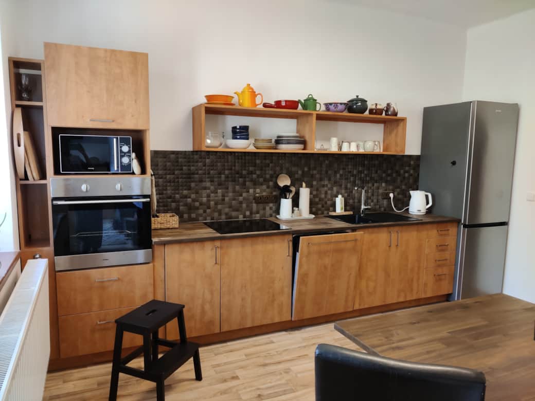 Fully stocked kitchen