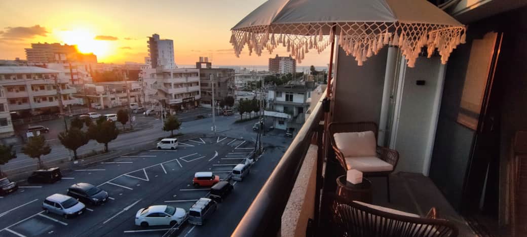 Hero Balcony Sunset 1