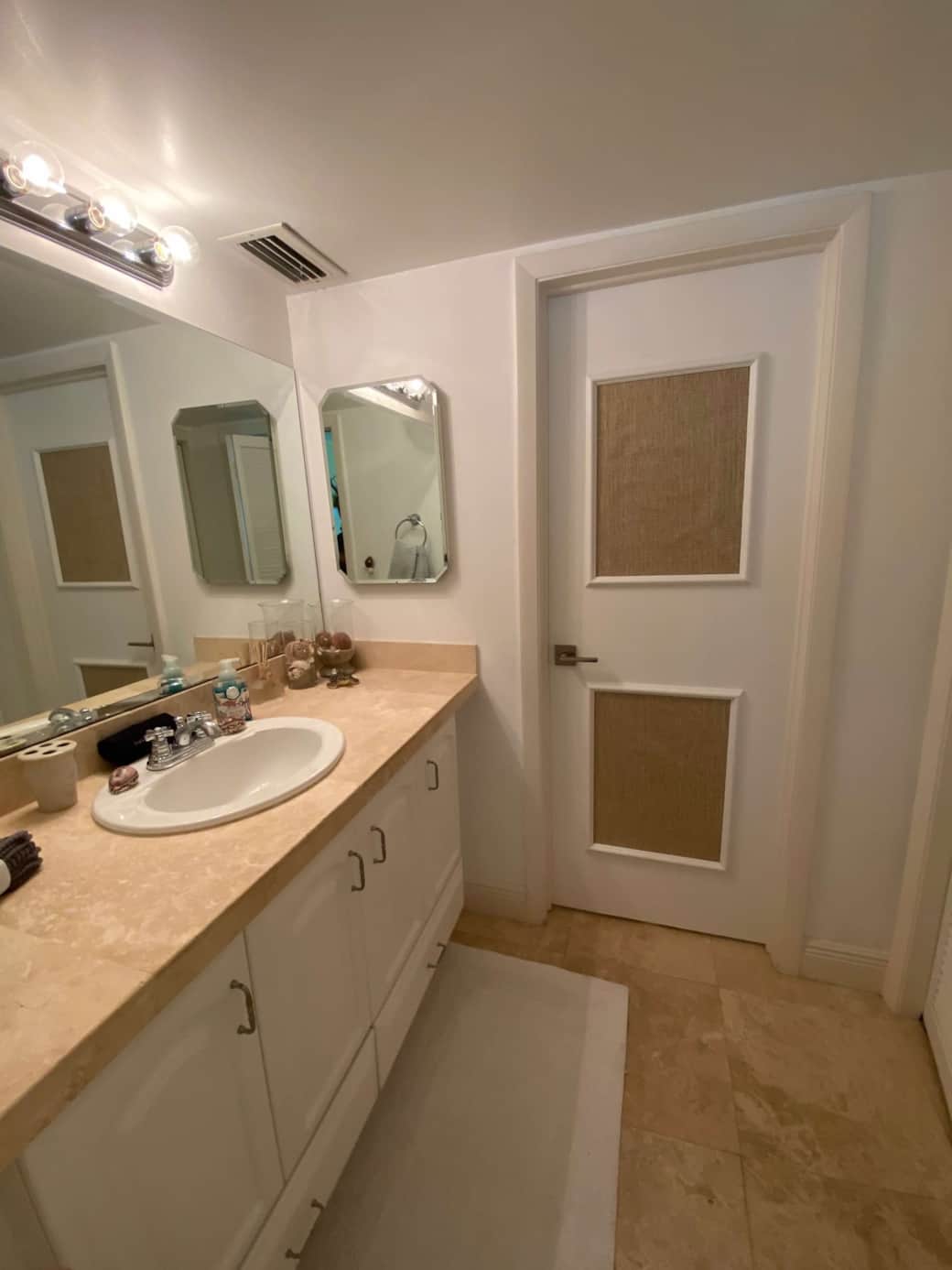 Guest Bath Vanity + Closet