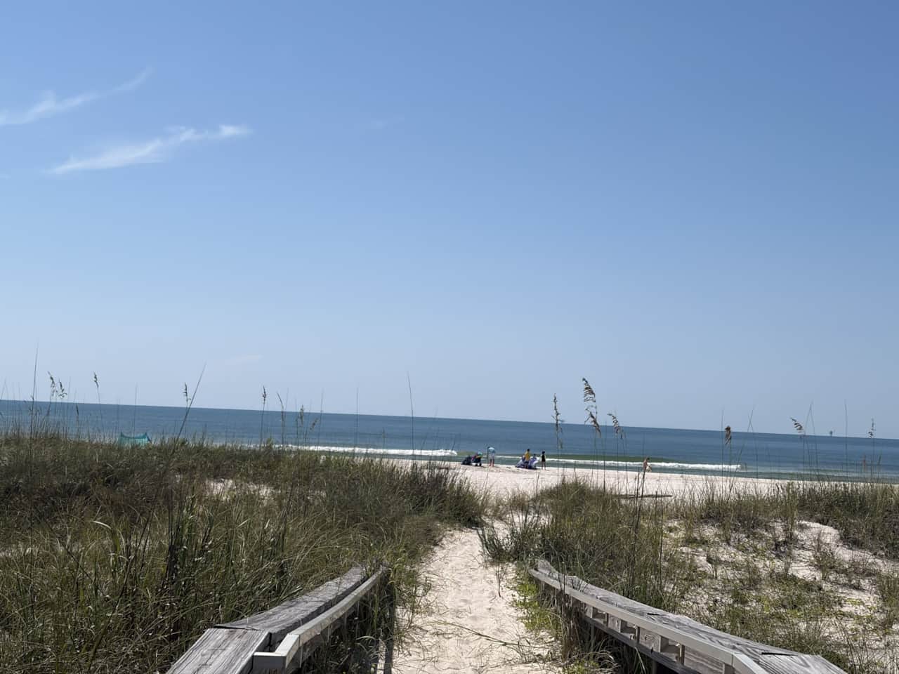 Beach across the street