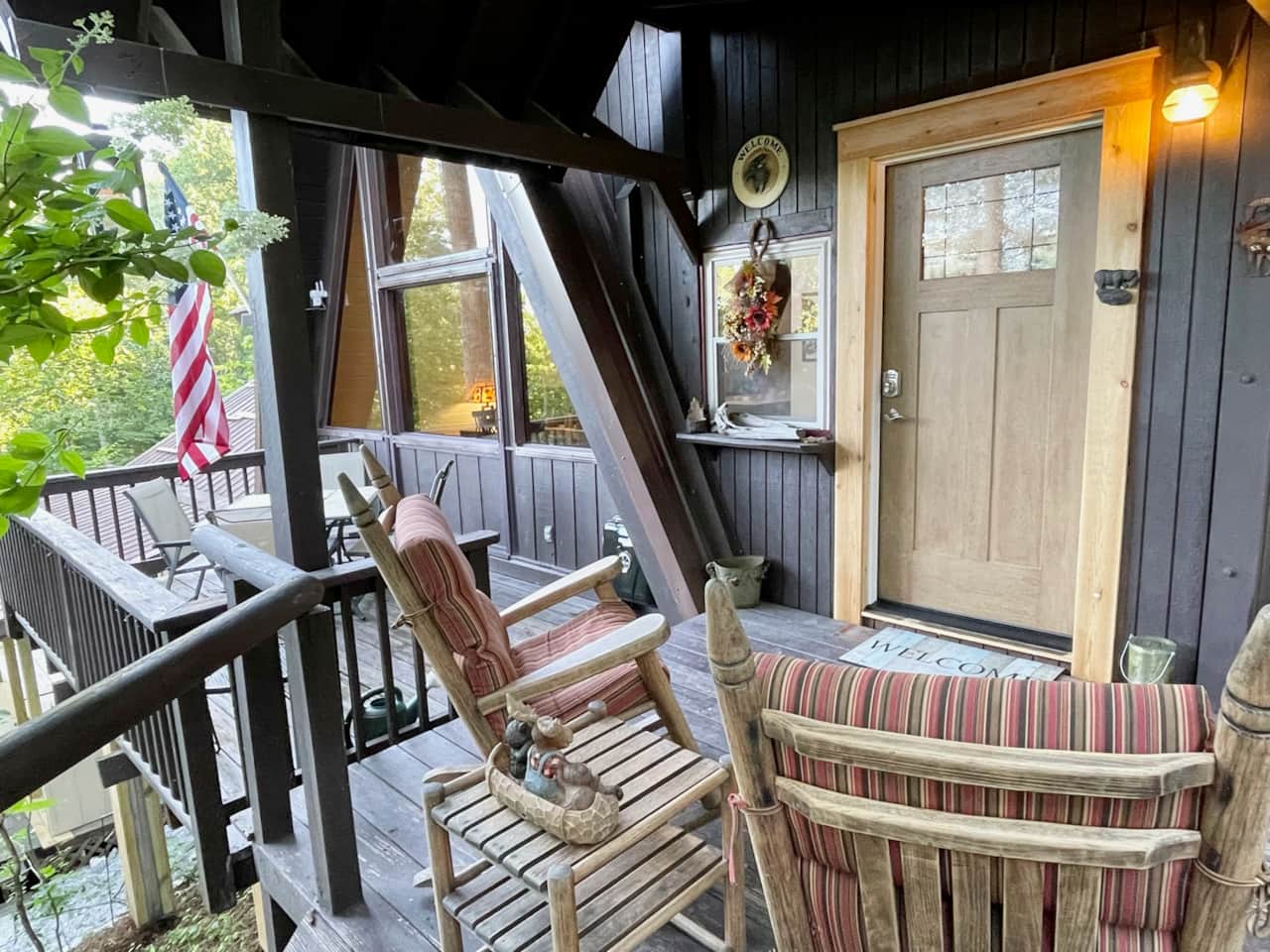 High Country Mountain Home Deck & Chairs 
