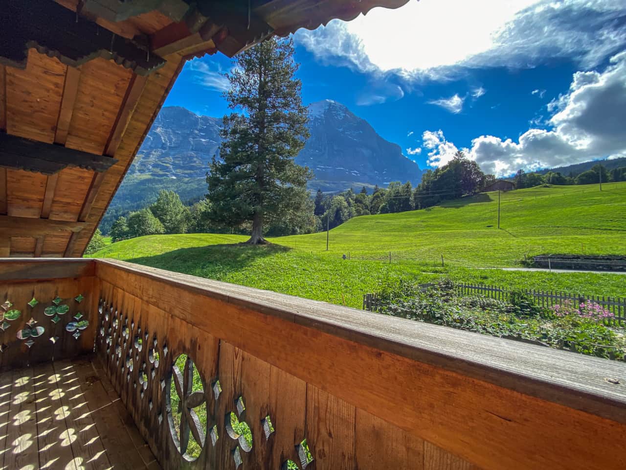 Aussicht vom Balkon 