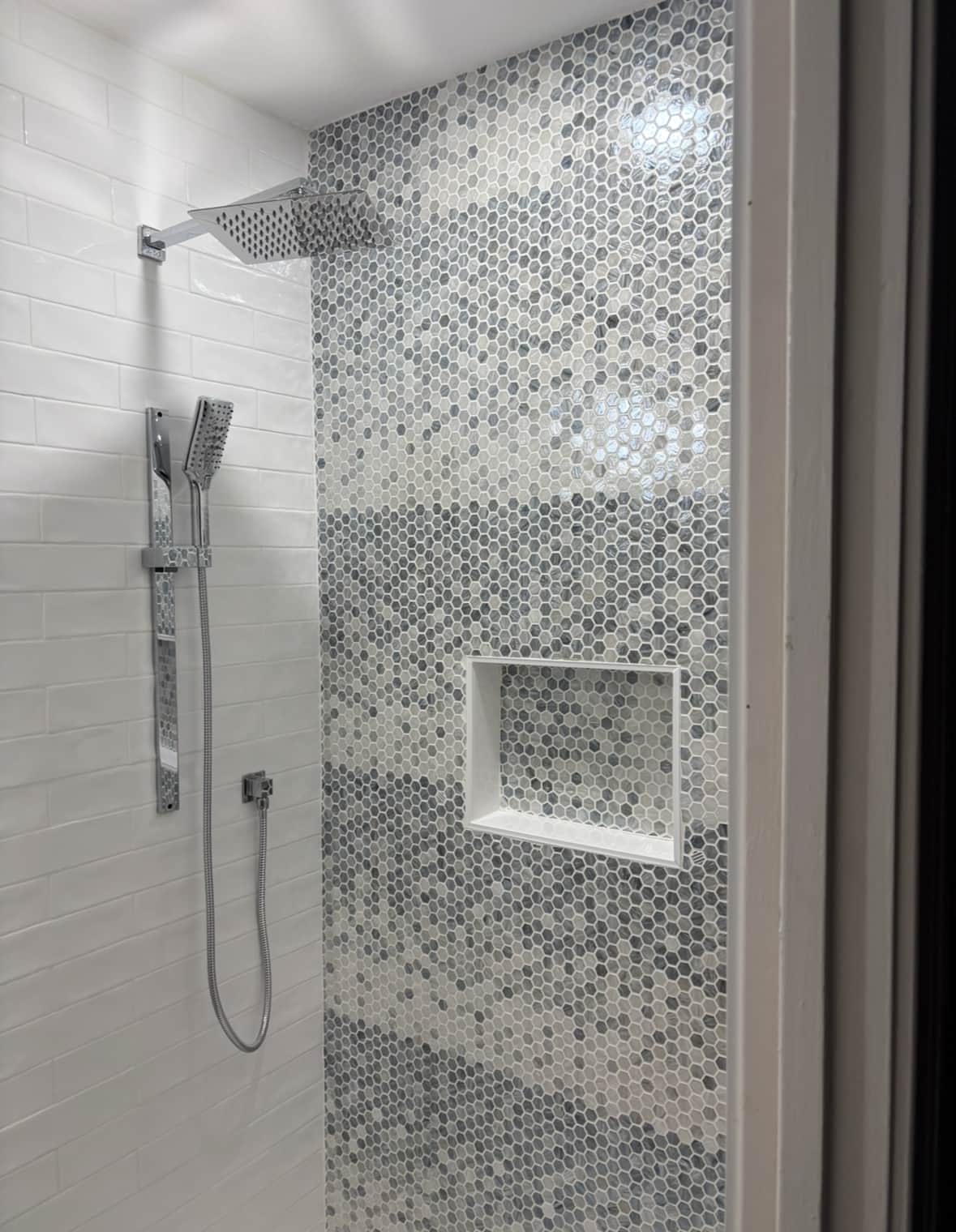 White Magnolia updated second indoor shower