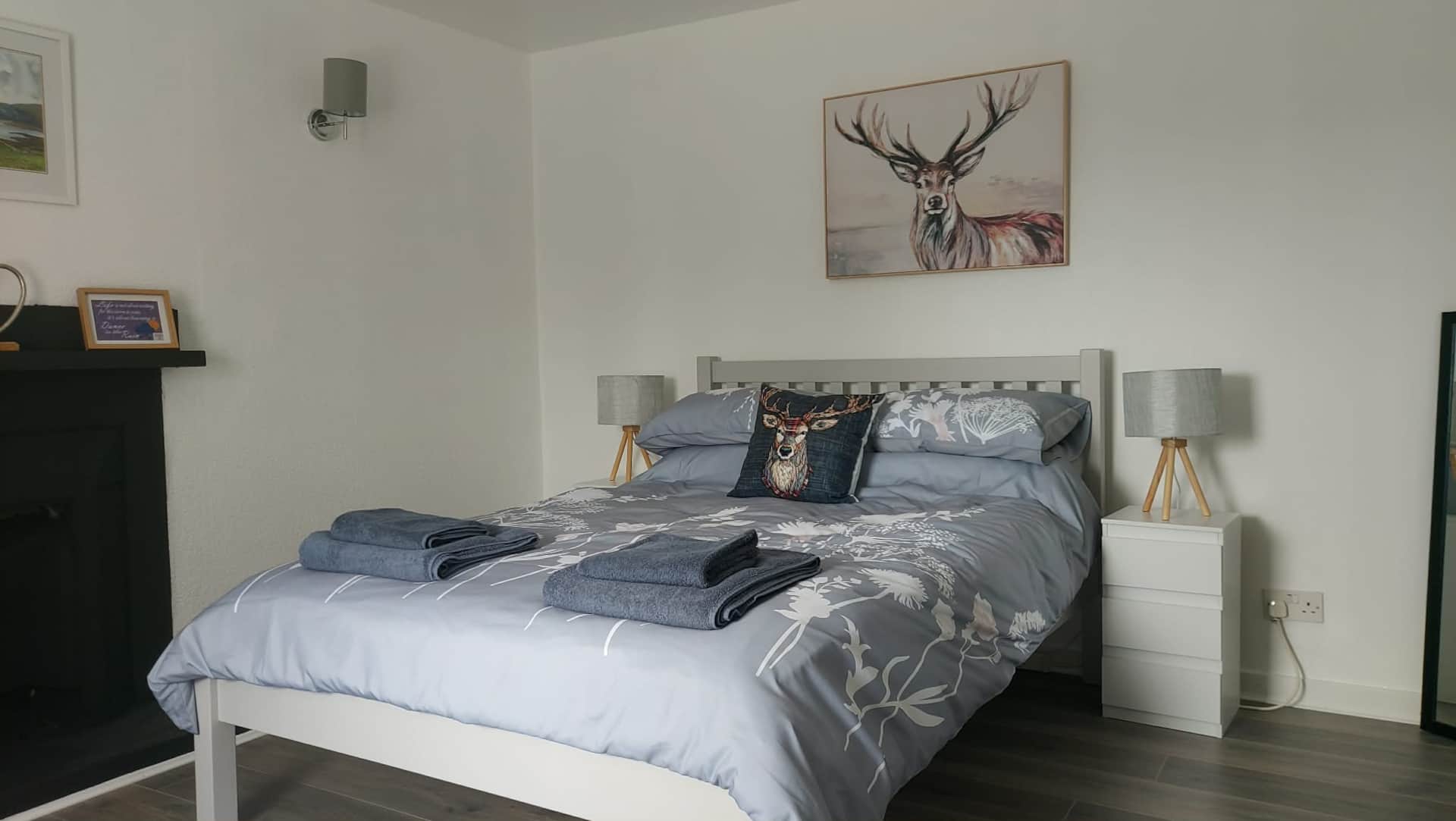 Comfortable bedroom at The Smithy in Vatisker