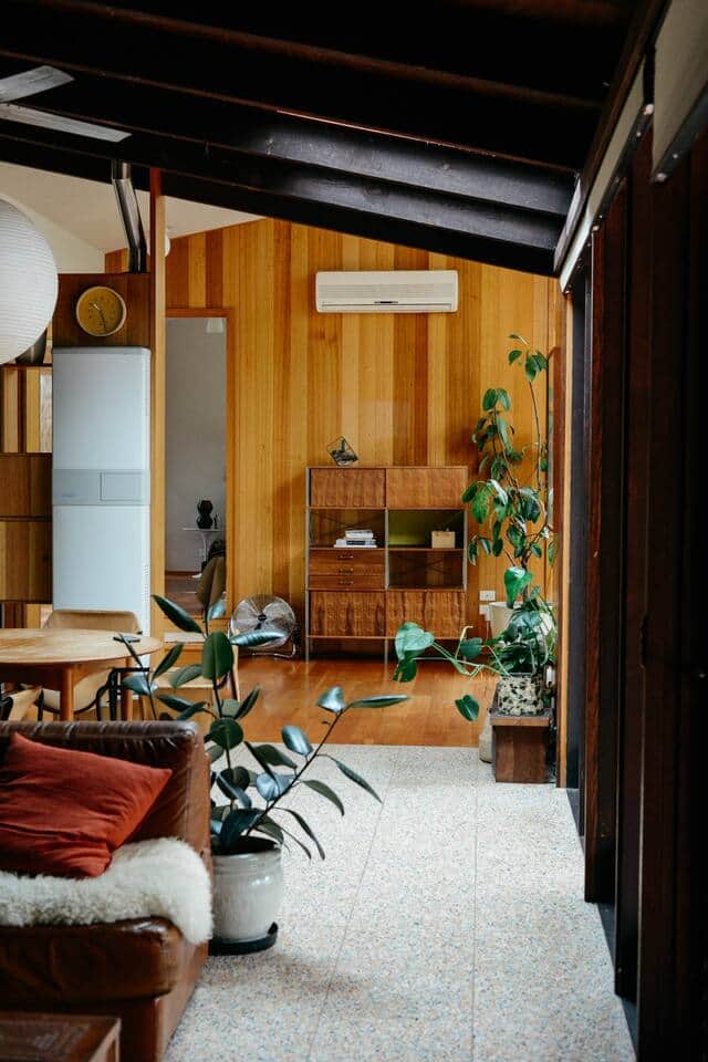 Look into the house from one of the guest rooms. Look into the house from one of the guest rooms.