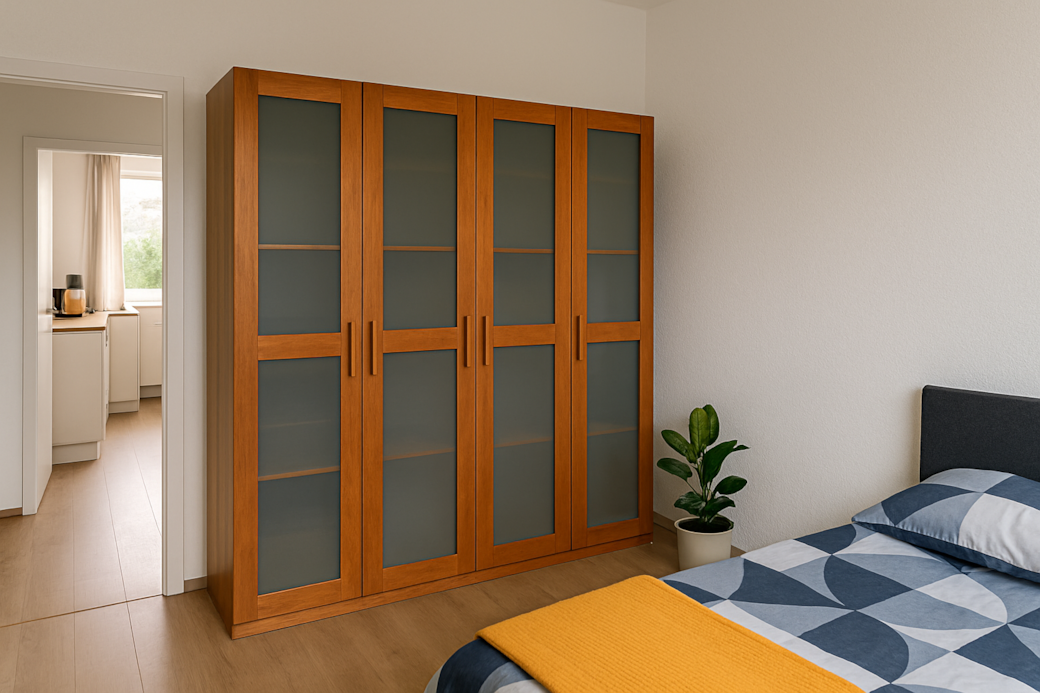 Schlafzimmer mit großem Kleiderschrank Schlafzimmer mit großem Kleiderschrank