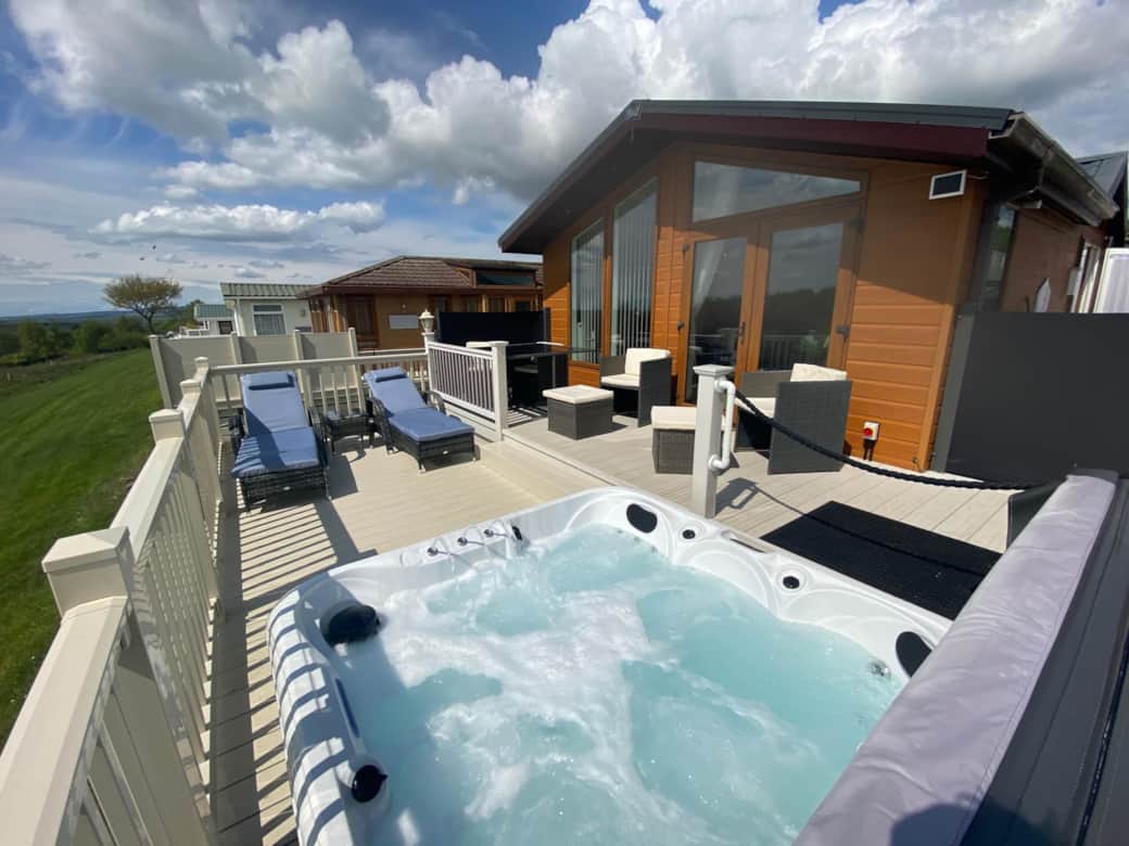 Percy Wood VV6 Luxury Hot Tub Lodge, Panoramic Views Cabin in Swarland Percy Wood VV6 Luxury Hot Tub Lodge, Panoramic Views Cabin in Swarland
