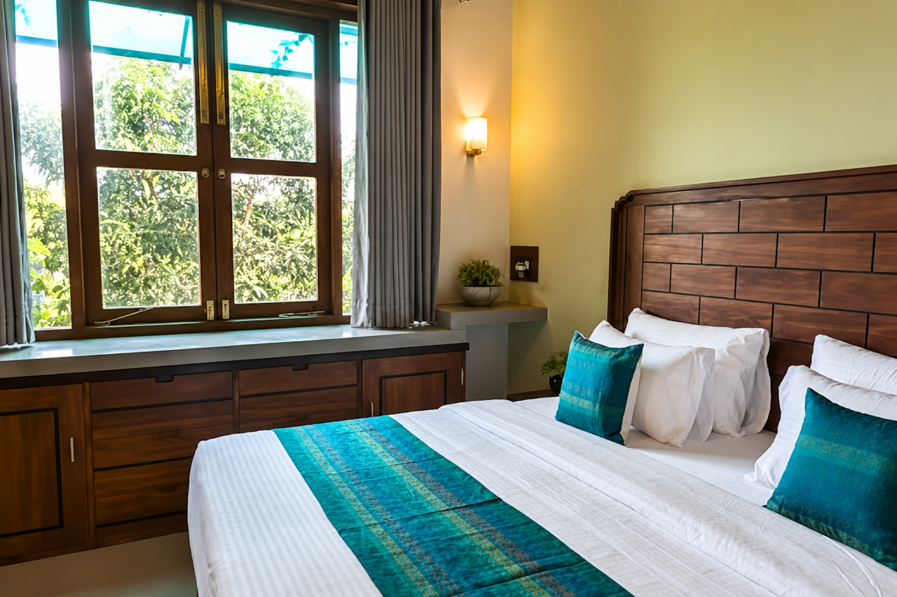 Lake View Apartment Bedroom