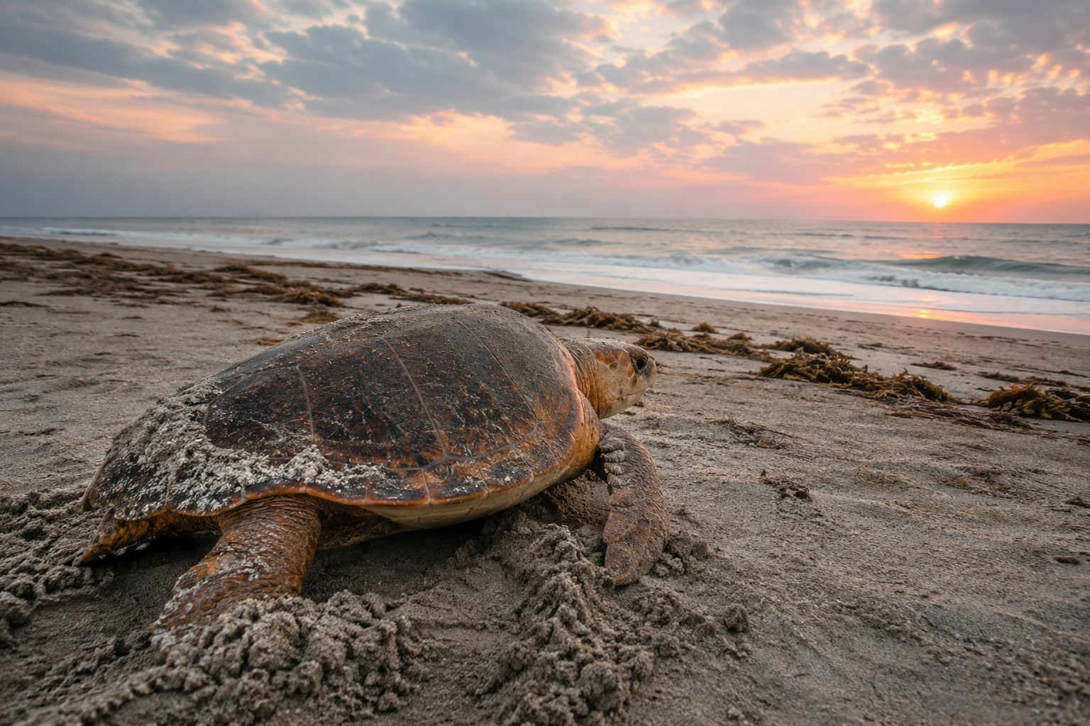 Sea Turtle on St. George Island