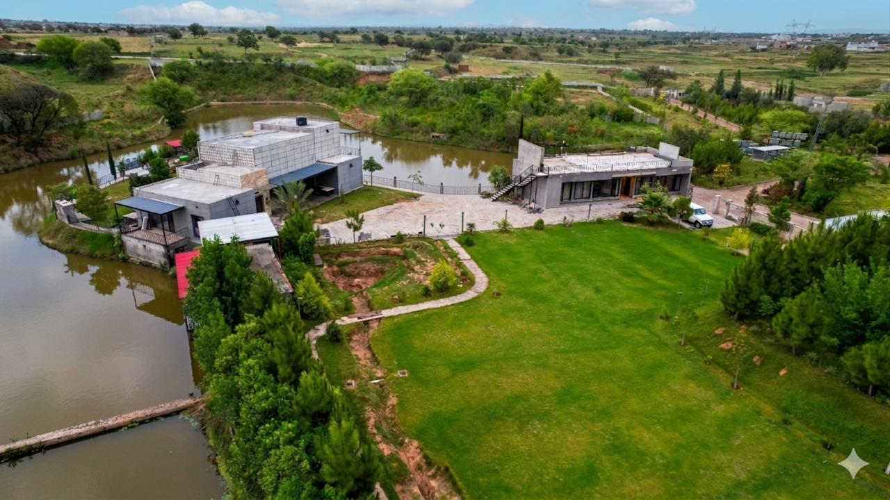 The Lake House | Luxurious Lawns | Sukho | By Homyn