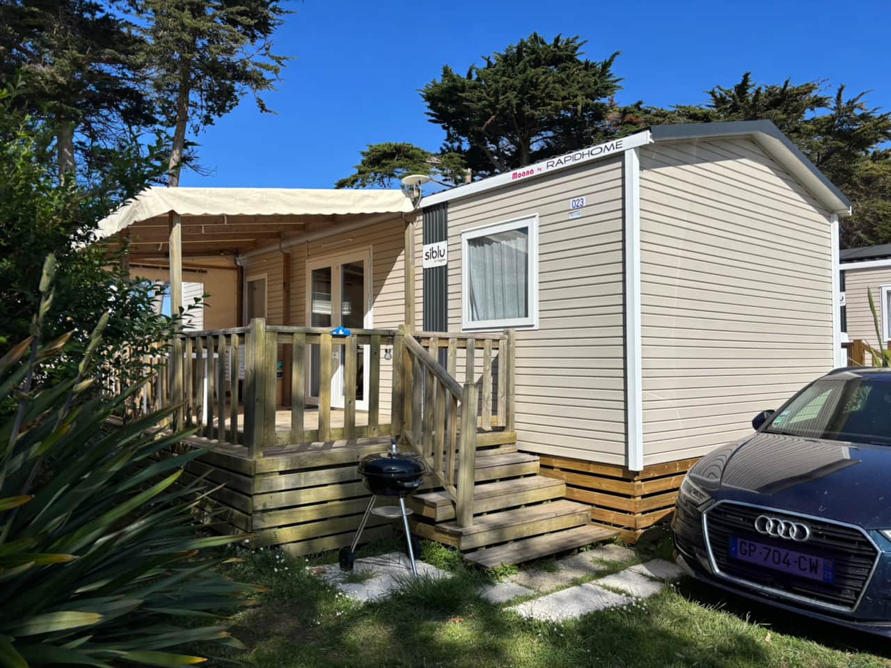 Mobilhome 2 chambres, 1 salle d'eau