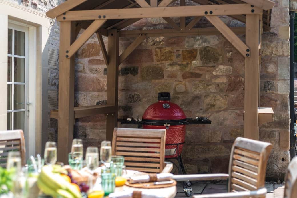 Outside BBQ, big Egg BBQ, arrange chef to create a stunning BBQ 