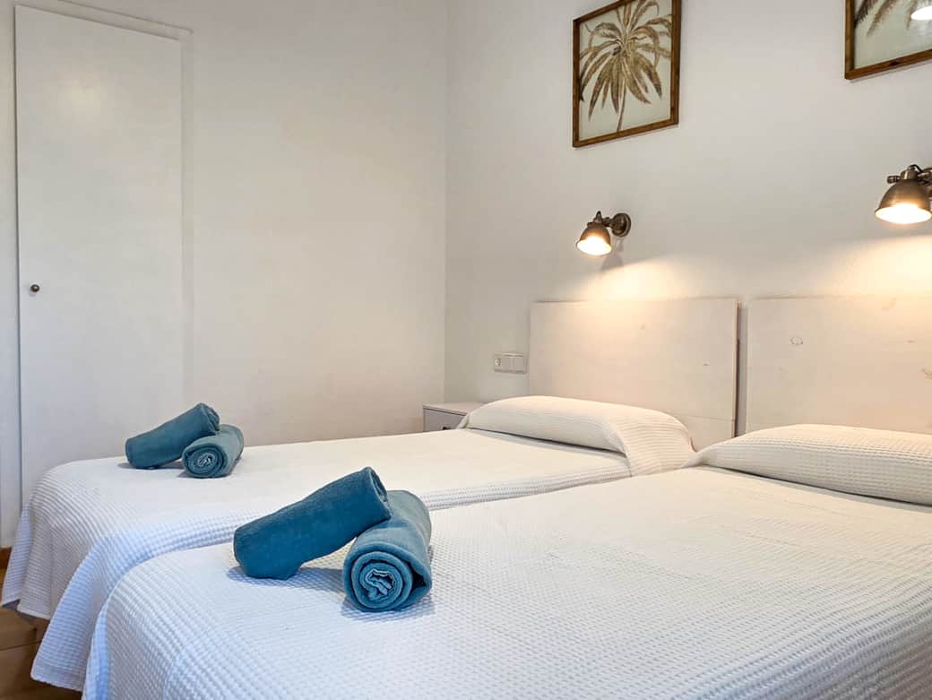 Habitació amb dos llits
