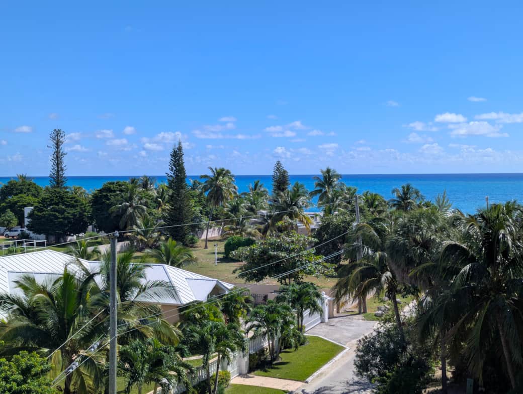 View from private balcony