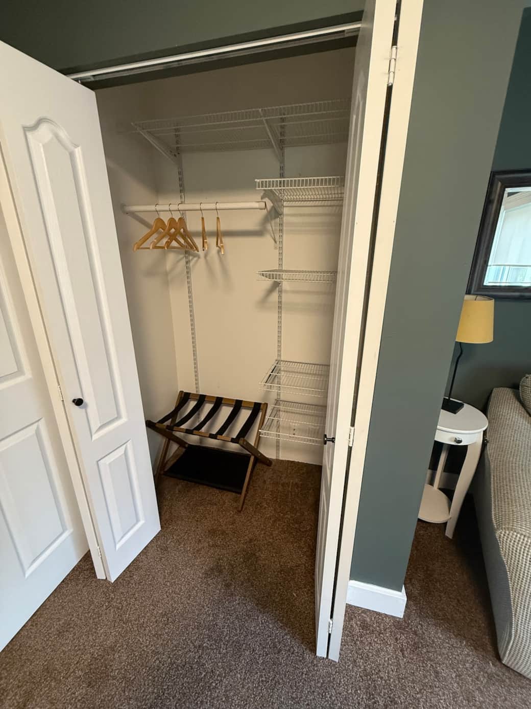 Closet in second bedroom