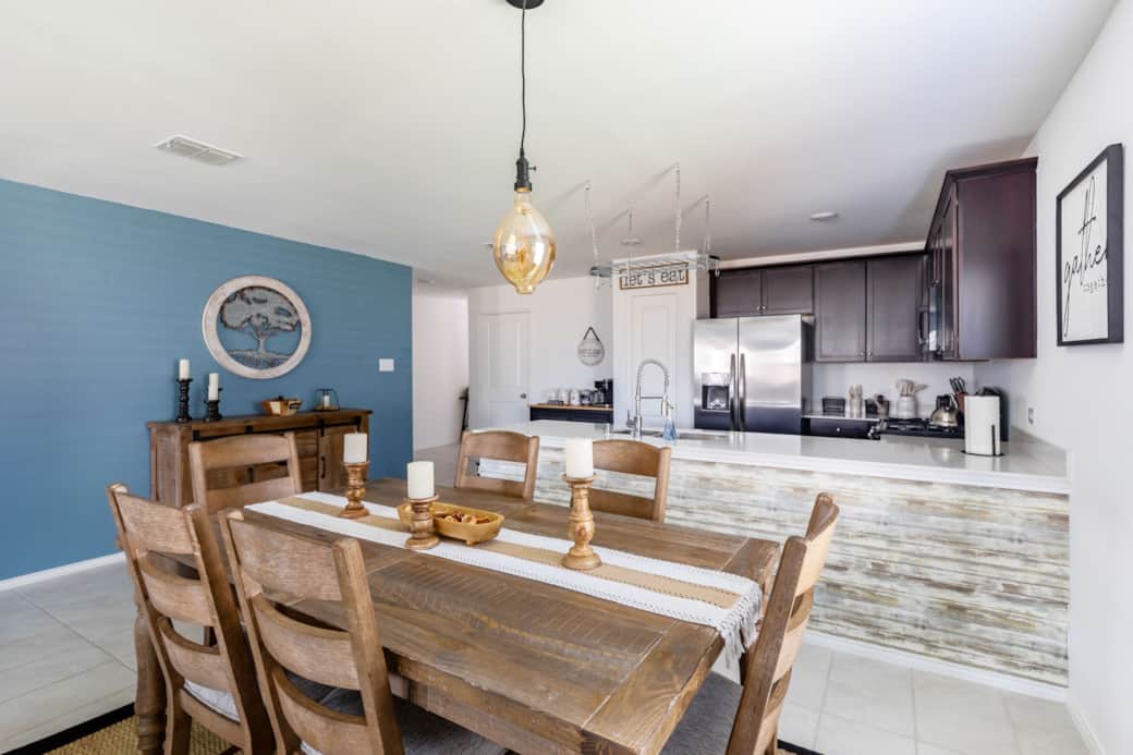 Dining Area and Kitchen