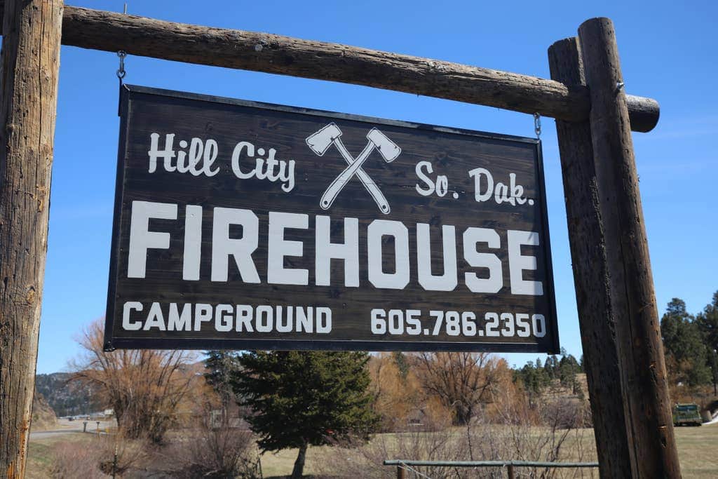 Firehouse Campground entrance