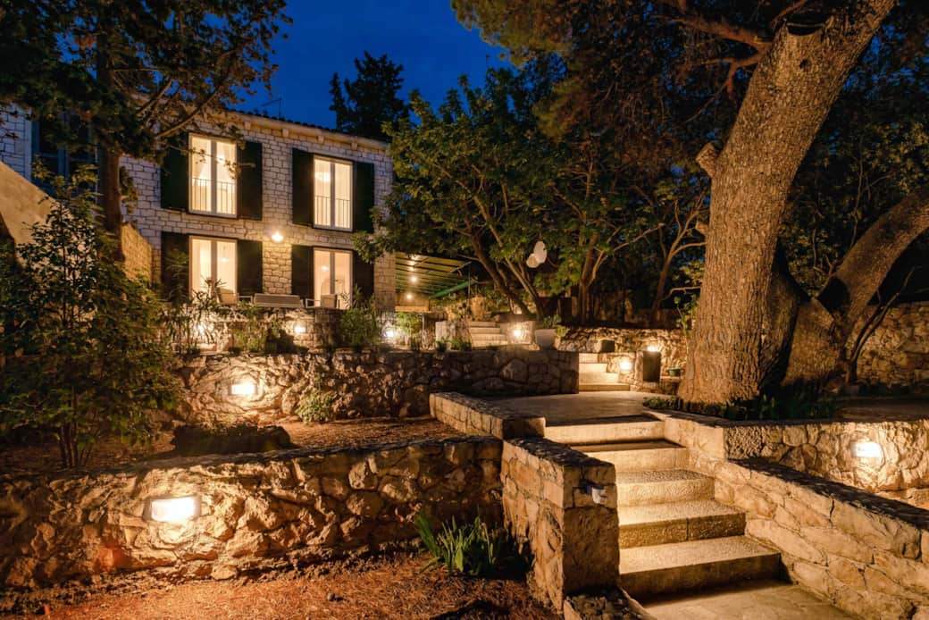 Night view to Pine Beach Villa