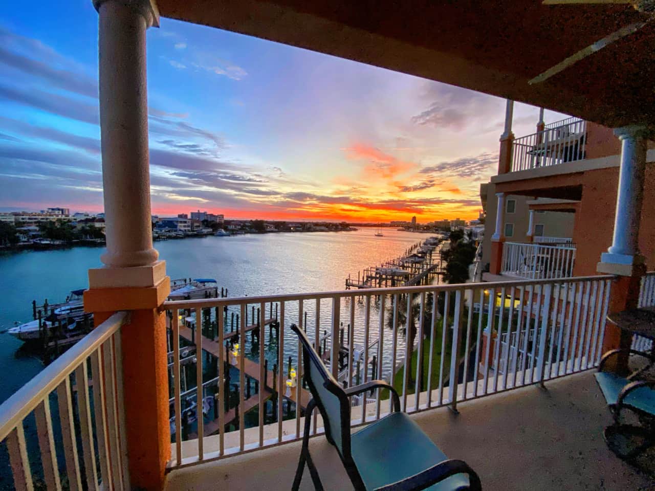 Sunrise from our balcony
