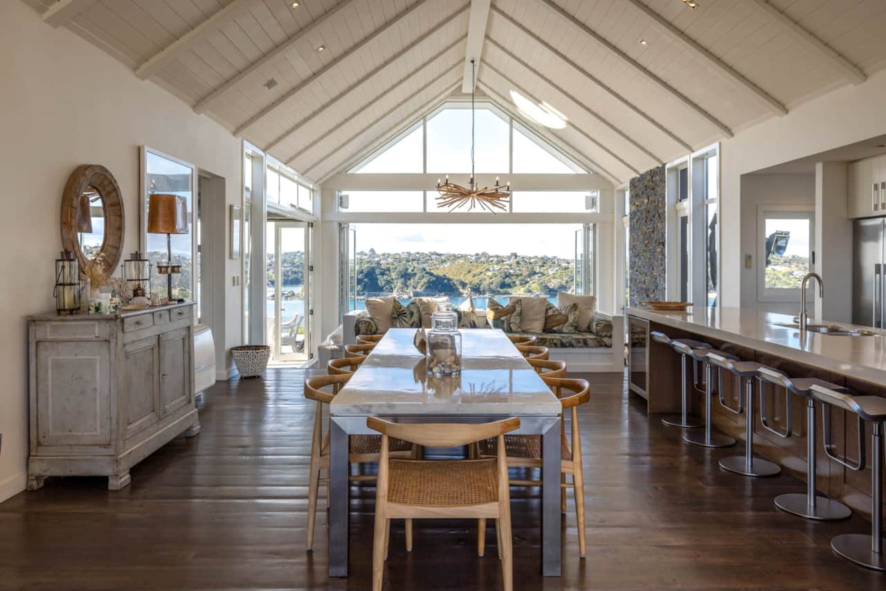 Open plan dining area