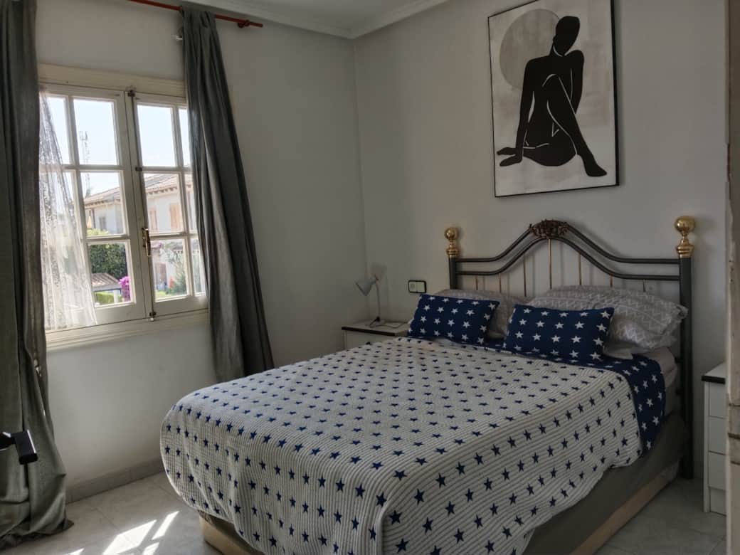 Master bedroom with fan