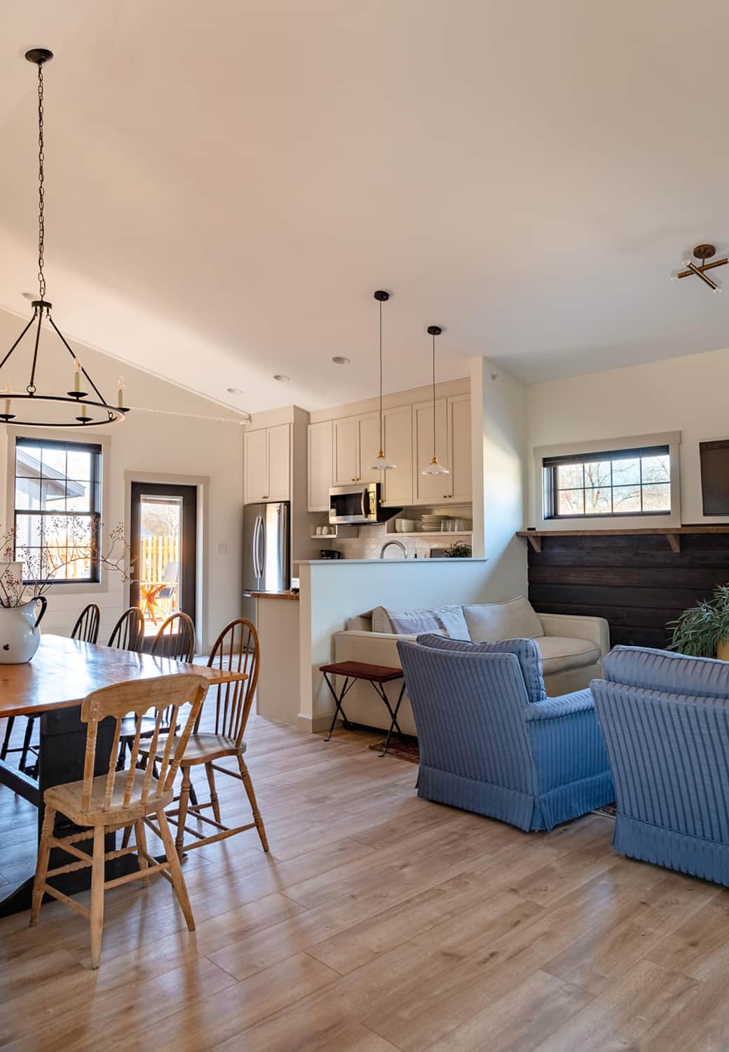 3 East Barn Burner Living Dining Kitchen 