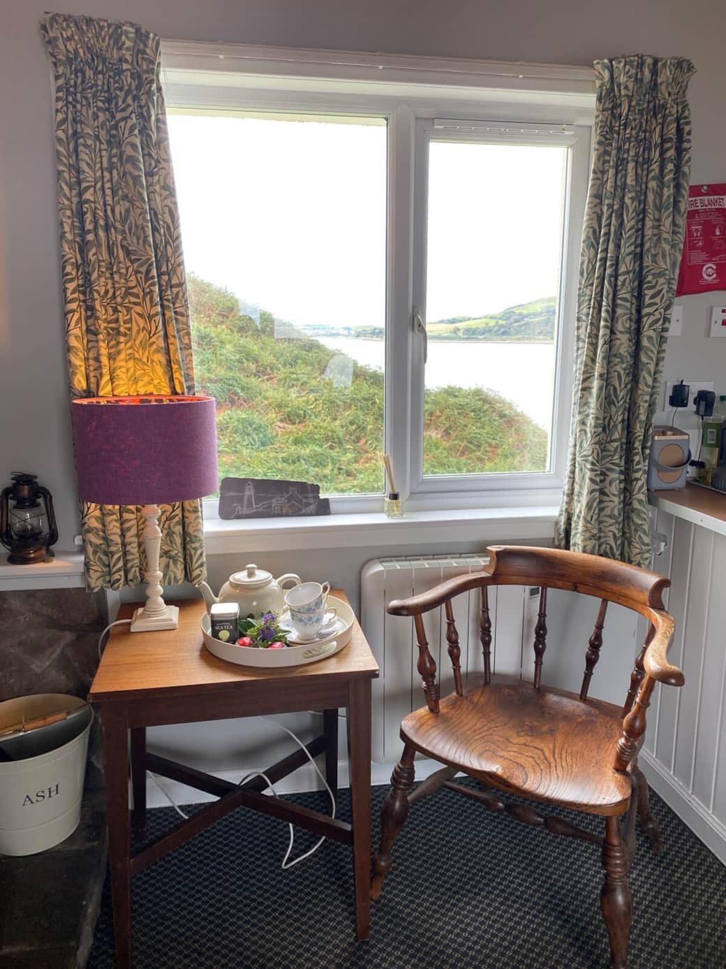 Sitting room with panoramic views out to sea