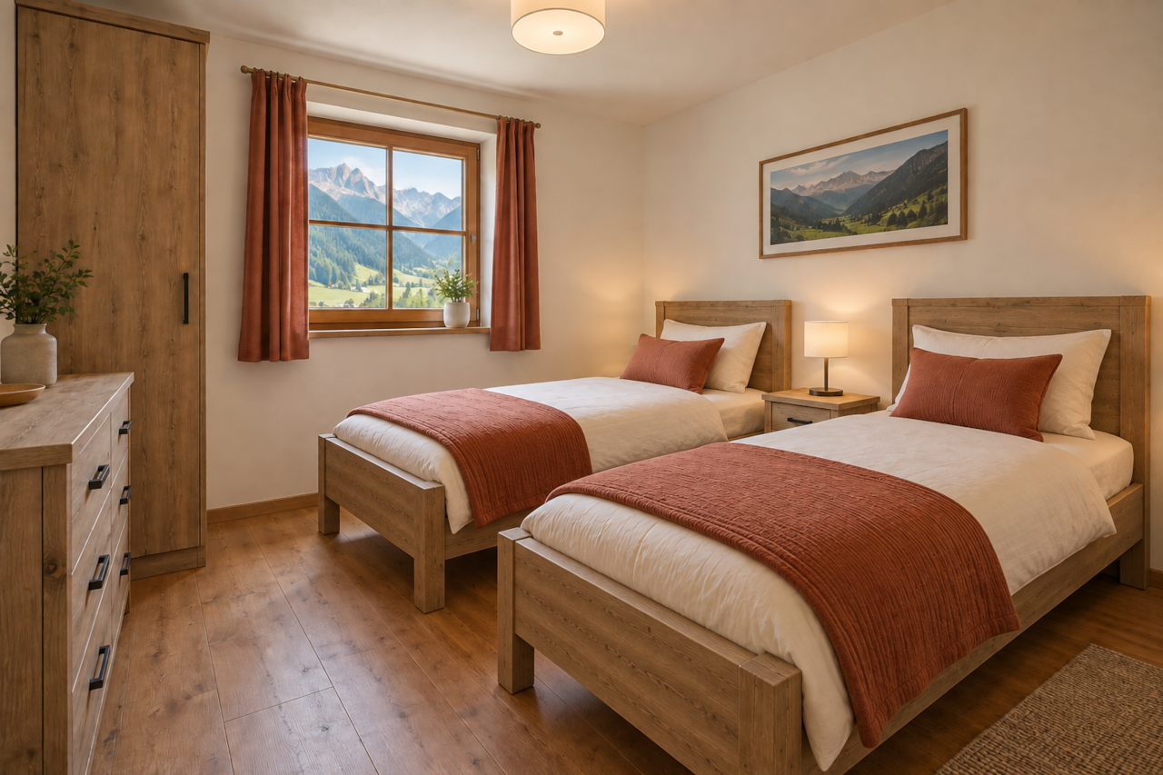 Mayrhofen 4 Personen- schlafzimmer 2