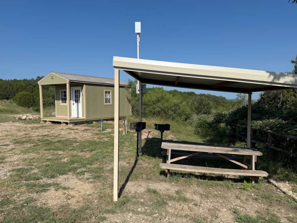 Texas Family Reunions Top of Dam Group Campground CabinJPG