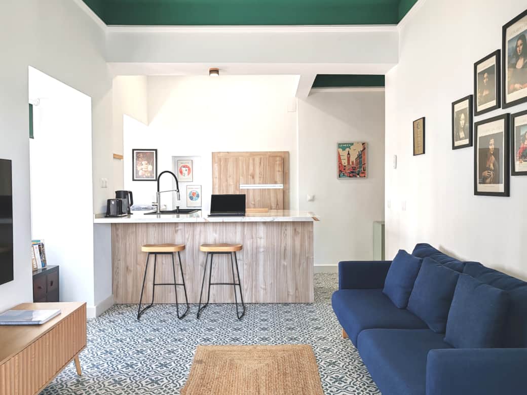 Salon moderno alojamiento benalmadena
