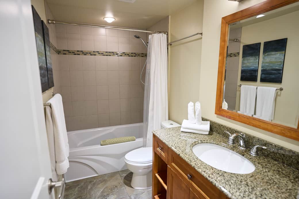 Private bathroom with heated floors Private bathroom with heated floors