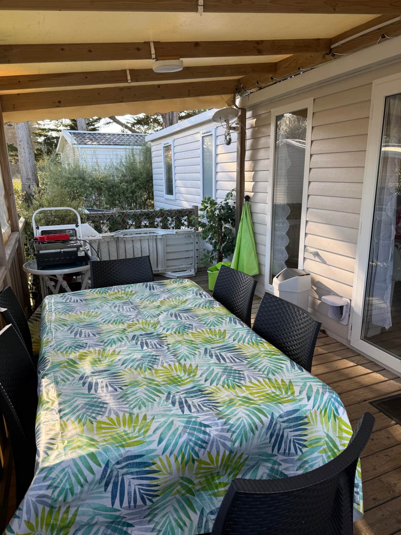 Terrasse couverte et fermée