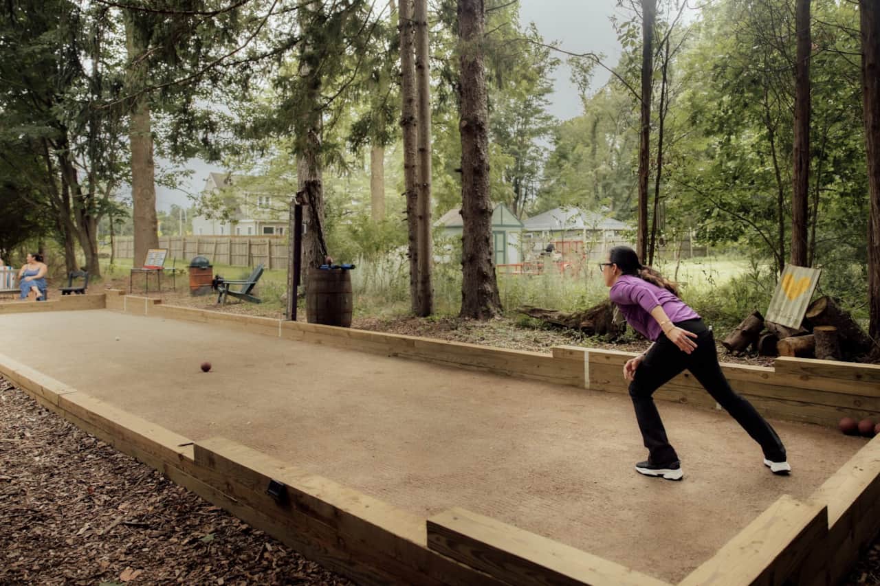 Our court among the pines