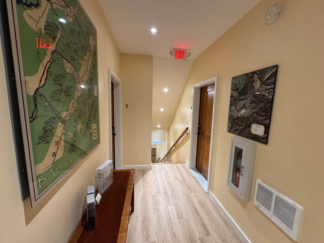 Hallway to Back Stairway