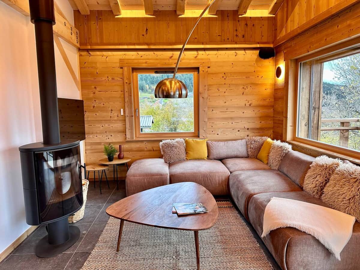 Ma Biche : magnifique chalet vue lac avec bain nordique ! à Gérardmer