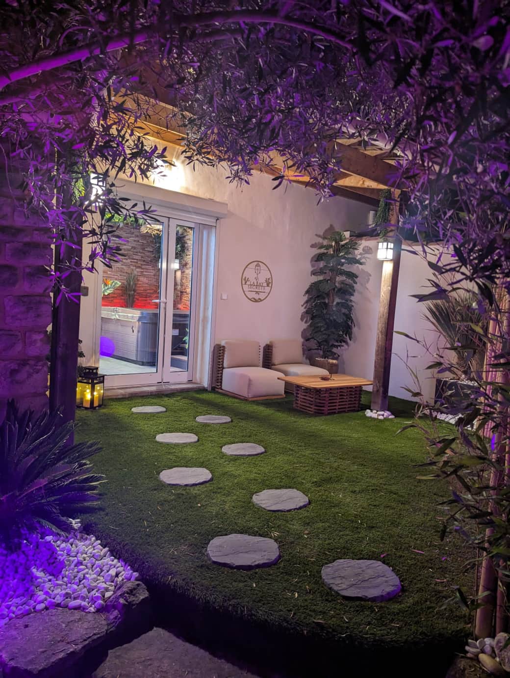 Terasse ambiance tamisée