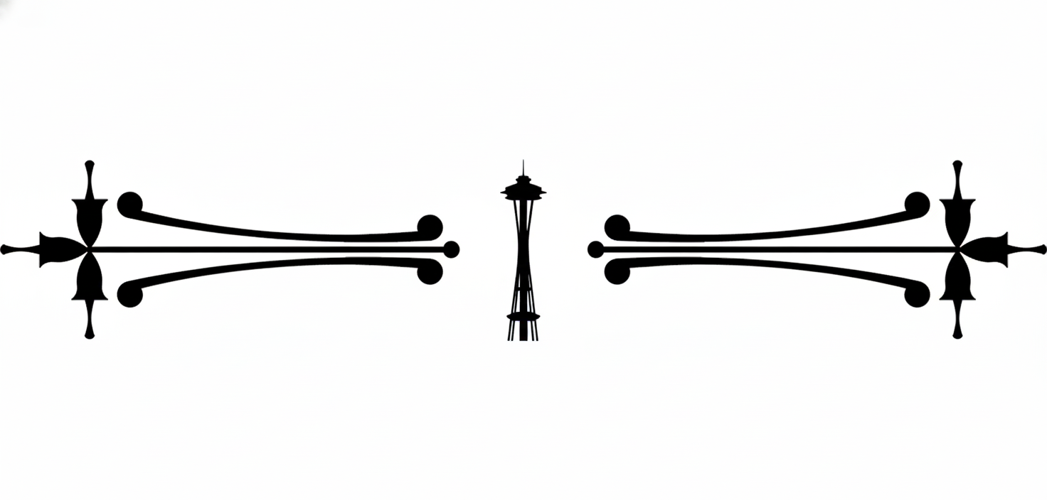 Seattle Divider with Space Needle
