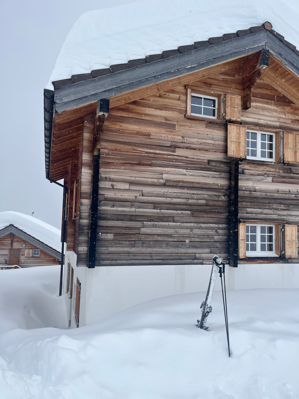 Chalet von Aussen Winter