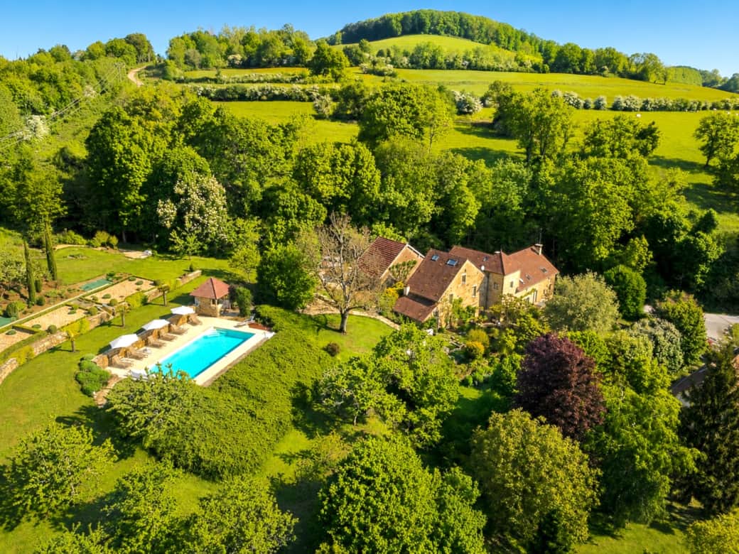 Vue aérienne du Clos de Fougères