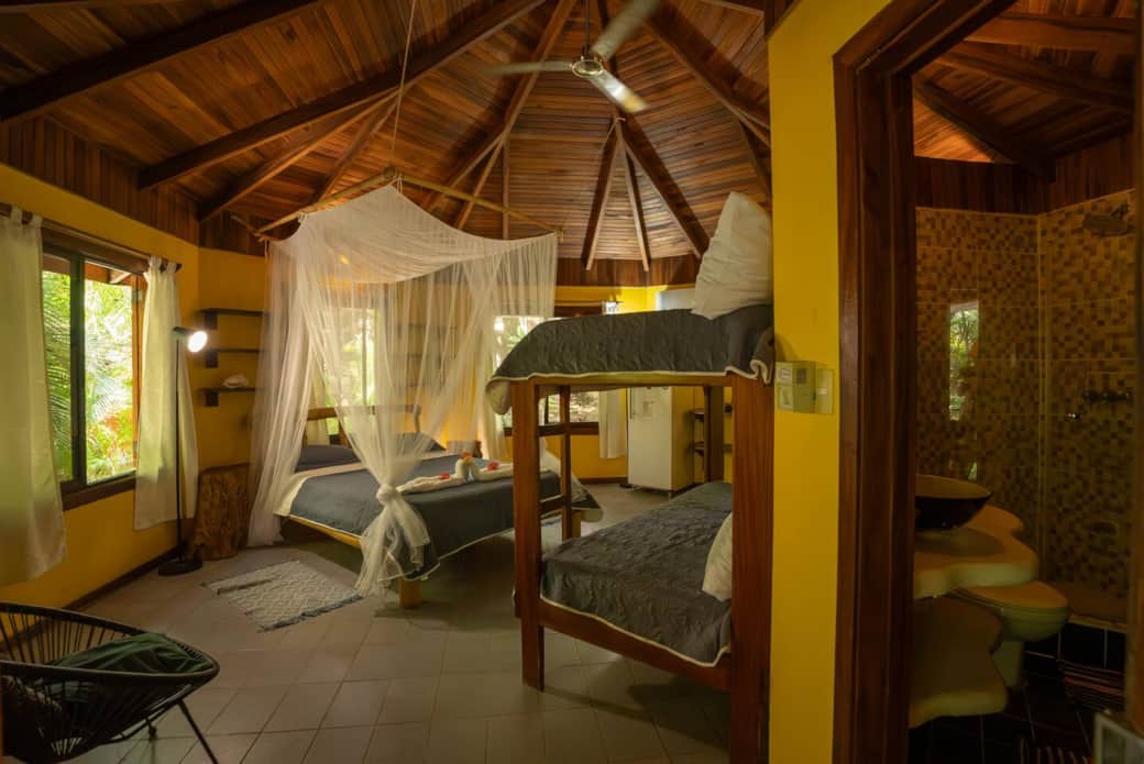 Rancho Prana up to 4 persons,1 double, 2 single beds, private bath, hot water,, wifi, ac, safe  kitchen, outside sitting area, upstair